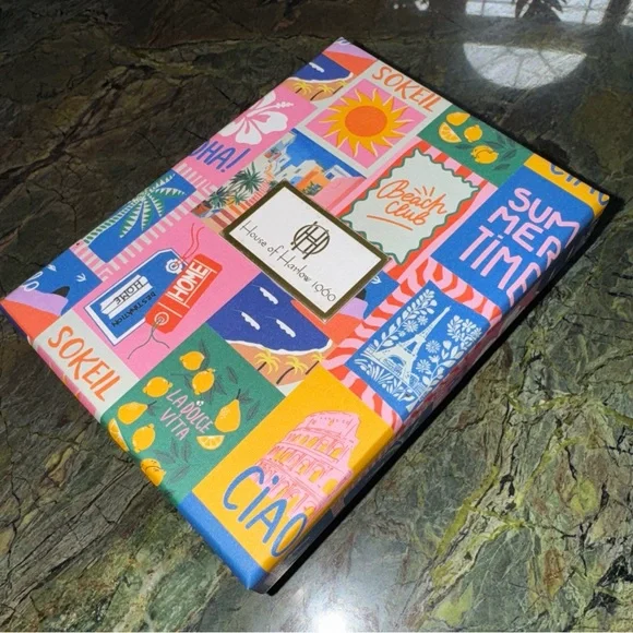 NIB House Of Harlow 1960 Natural Shells & Glass Bead Charm Link Bracelet Beach - Picture 4 of 4